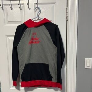 Under Armour Kids Hoodie - Black, Gray, and Red